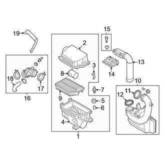 Kia OE - Engine / Transaxle - Air Intake (1.8L)