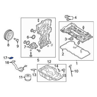Kia OE - Engine Oil Pump Pickup Tube Gasket