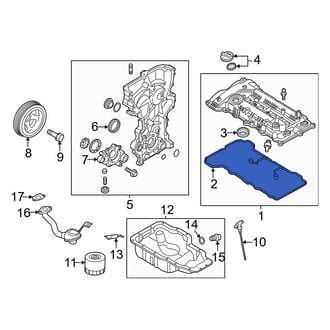 Kia OE - Engine Valve Cover Gasket