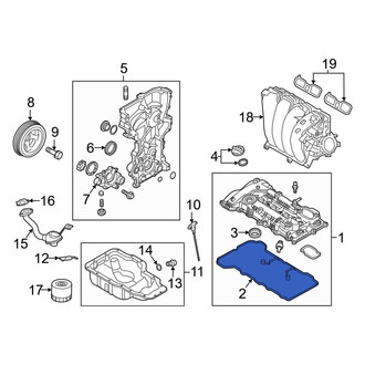 Kia OE - Engine Valve Cover Gasket