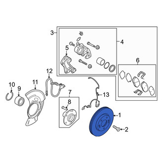 Kia OE - Front Disc Brake Rotor