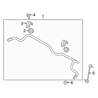 Kia OE - Front Suspension - Stabilizer Bar & Components