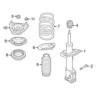 Kia OE - Front Suspension - Struts & Components