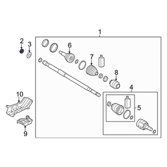 Kia OE - CV Joint Nut