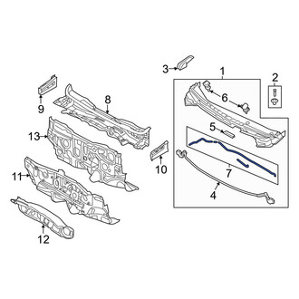 Kia OE - Front Windshield Washer Hose