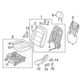 Kia OE - Front Left Seat Cushion Foam