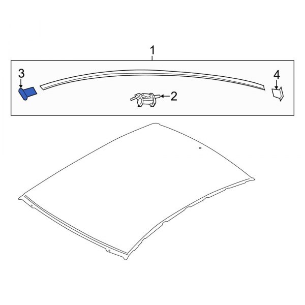 Roof Molding Cap