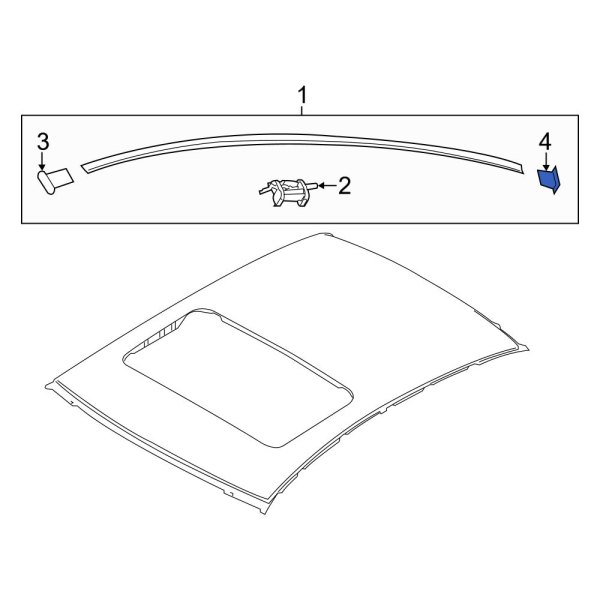 Roof Molding Cap