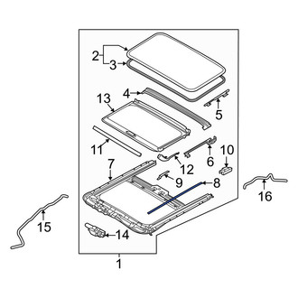 Kia OE - Sunroof Frame Seal