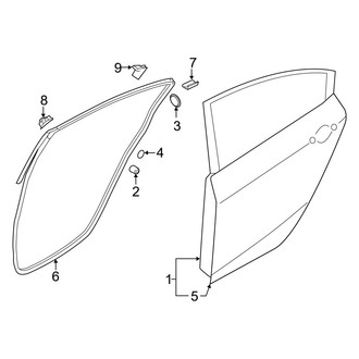 Kia OE - Rear Door - Door & Components