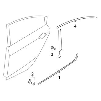 Kia OE - Rear Door - Exterior Trim