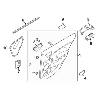 Kia OE - Rear Door - Interior Trim