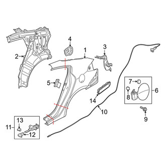 Kia OE - Quarter Panel & Components (Sedan)