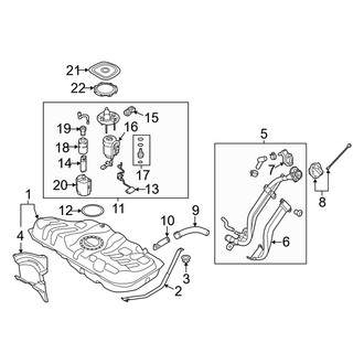 Kia OE - Fuel System Components (Federal Emissions)