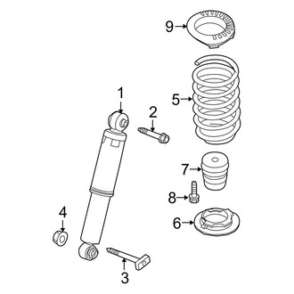 Kia OE - Rear Suspension - Shocks & Components