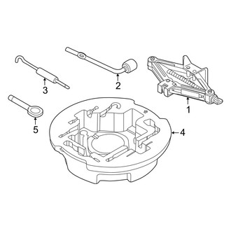 Kia OE - Rear Body & Floor - Jack & Components