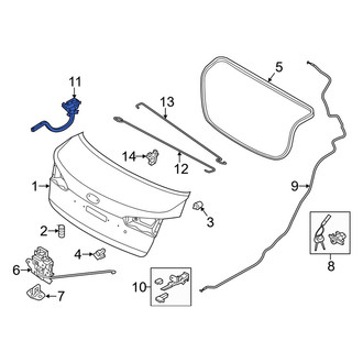 Kia OE - Rear Right Deck Lid Hinge