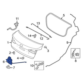 Kia OE - Rear Deck Lid Latch