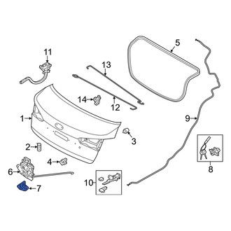 Kia OE - Rear Deck Lid Striker