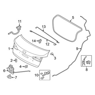 Kia OE - Trunk Lid - Lid & Components