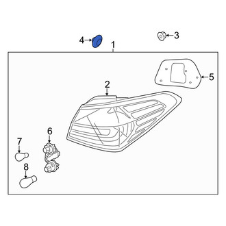 Kia OE - Tail Light Clip