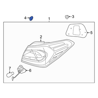 Kia OE - Tail Light Clip