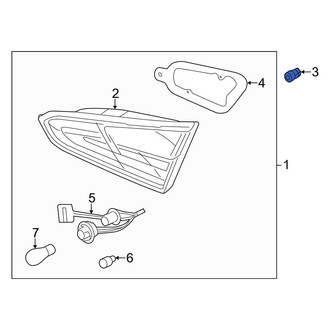 Kia OE - Back Up Light Assembly Nut
