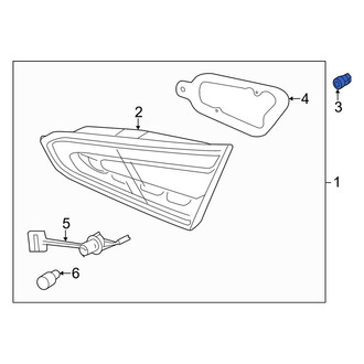 Kia OE - Back Up Light Assembly Nut
