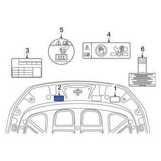 Kia OE - A/C System Information Label