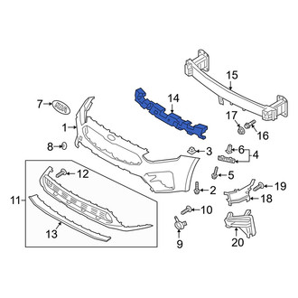Kia OE - Front Bumper Impact Absorber