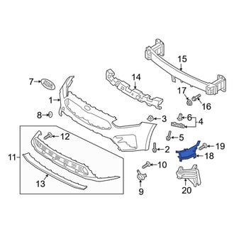 Kia OE - Front Left Brake Air Duct
