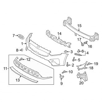 2020 kia forte front bumper deals cover