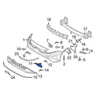Kia OE - Front Left Lower Fog Light Cover