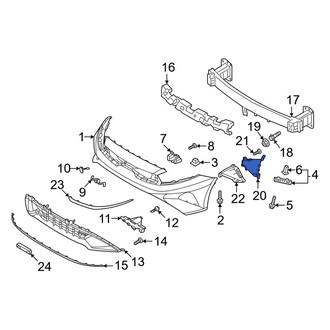 Kia OE - Front Left Brake Air Duct