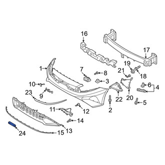 Kia OE - Front License Plate Bracket