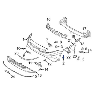 Kia OE - Wheel Arch Molding Screw