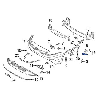 Kia OE - Front Left Bumper Cover Bracket
