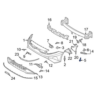 Kia OE - Bumper Cover Screw