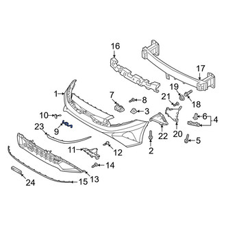 Kia OE - Front Bumper Cover Emblem