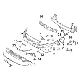 Kia OE - Front Bumper & Grille - Bumper & Components