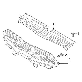 Kia OE - Front Bumper & Grille - Grille & Components