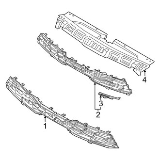 Kia OE - Front Bumper & Grille - Grille & Components