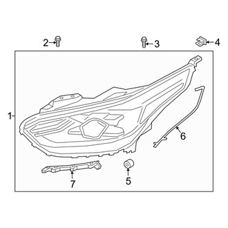 Kia OE - Front Lamps - Headlamp Components (LED)
