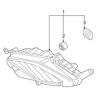 Kia OE - Front Lamps - Fog Lamps (GT / GT-Line)
