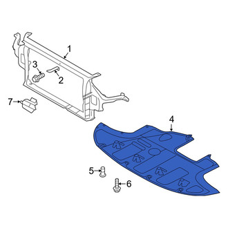 Kia OE - Front Radiator Support Splash Shield