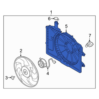 Kia OE - Front Engine Cooling Fan Shroud