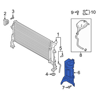 Kia OE - Front Right Radiator Support Air Deflector