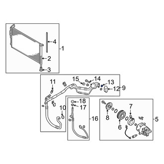 Kia OE - A/C Refrigerant Line O-Ring
