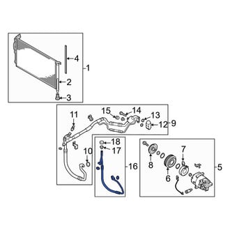 Kia OE - A/C Refrigerant Discharge Hose