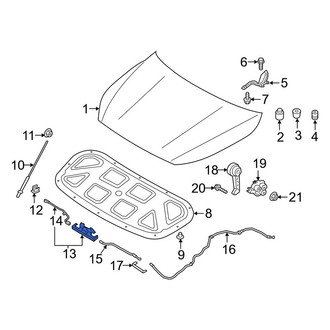 Kia OE - Front Hood Latch